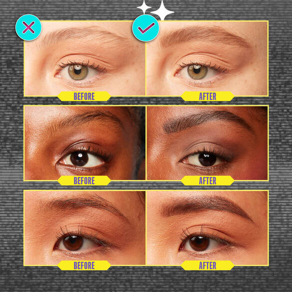 BREAK-RESISTANT TIP FOR NATURALLY FILLED BROWS.