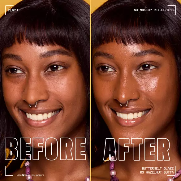 Formula has no white cast and even resists fading for a soft glow glazed lewk.