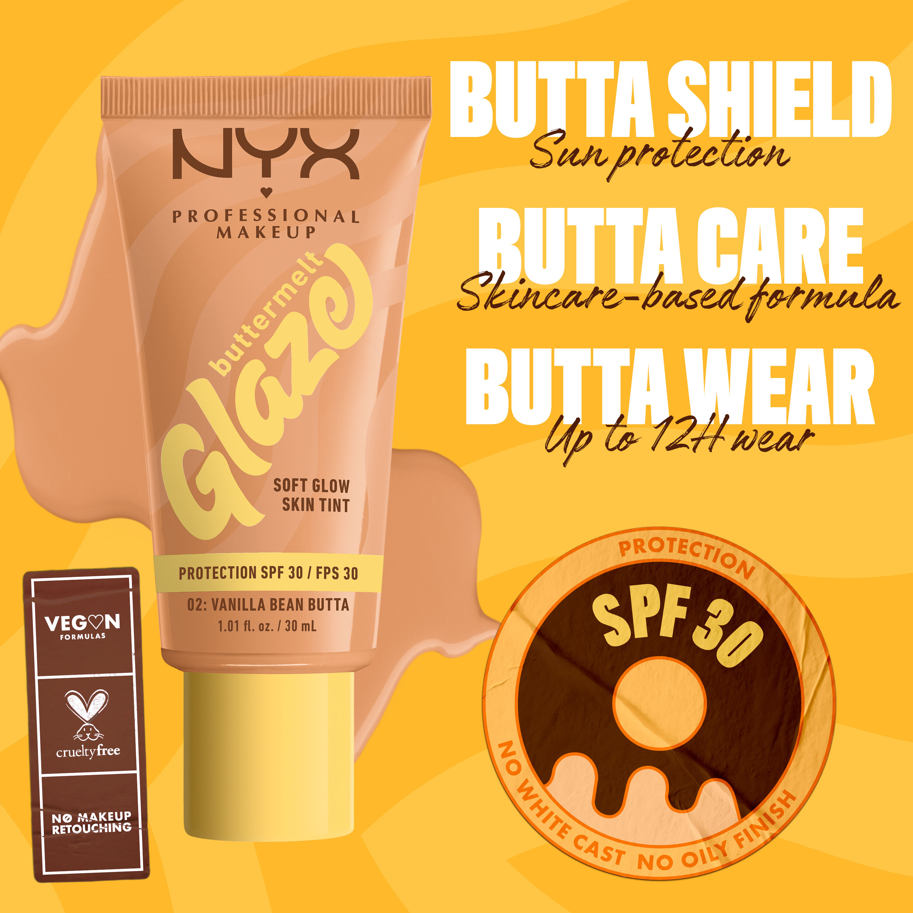 Buttermelt Glaze Soft Glow Skin Tint + SPF/FPS 30