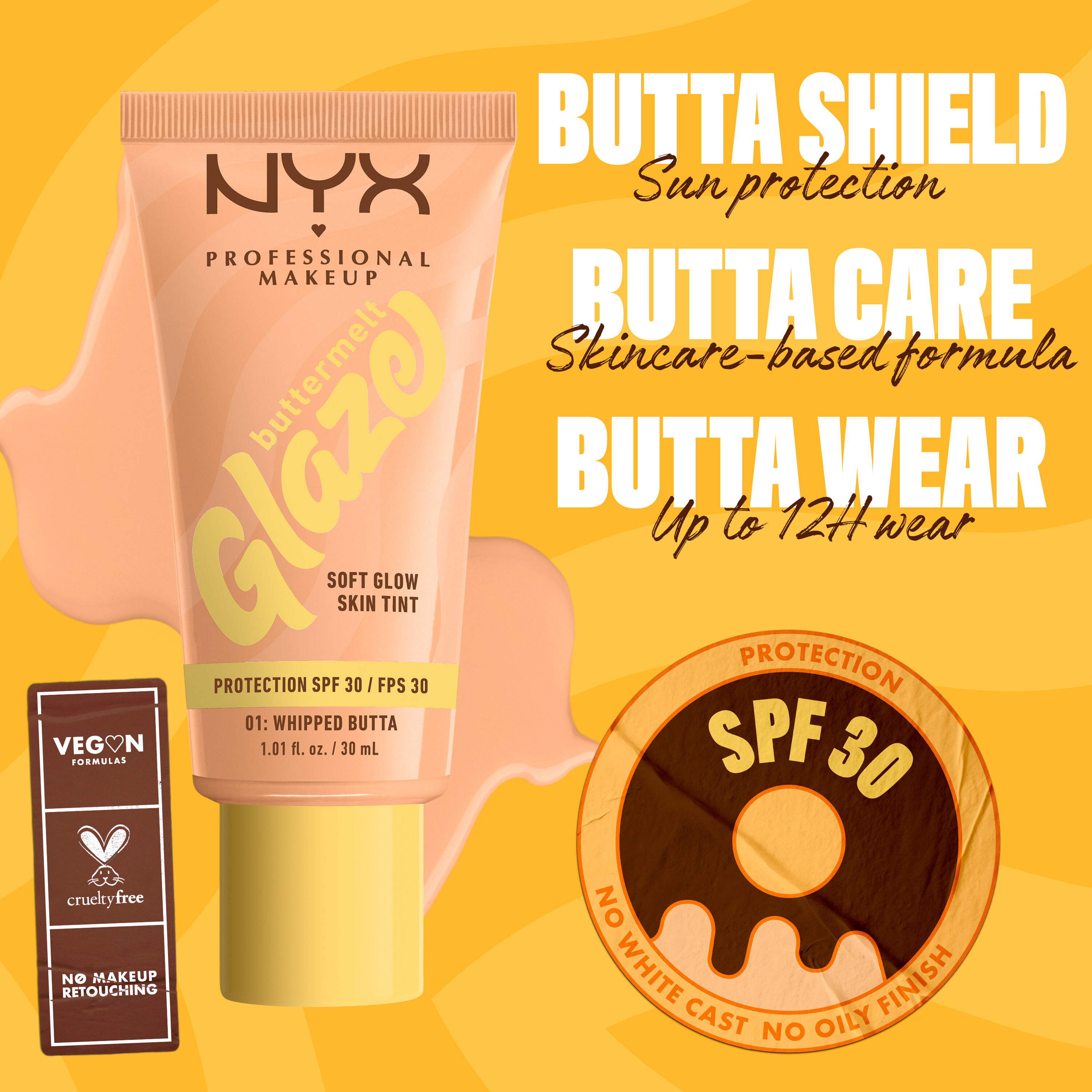 Buttermelt Glaze Soft Glow Skin Tint + SPF/FPS 30