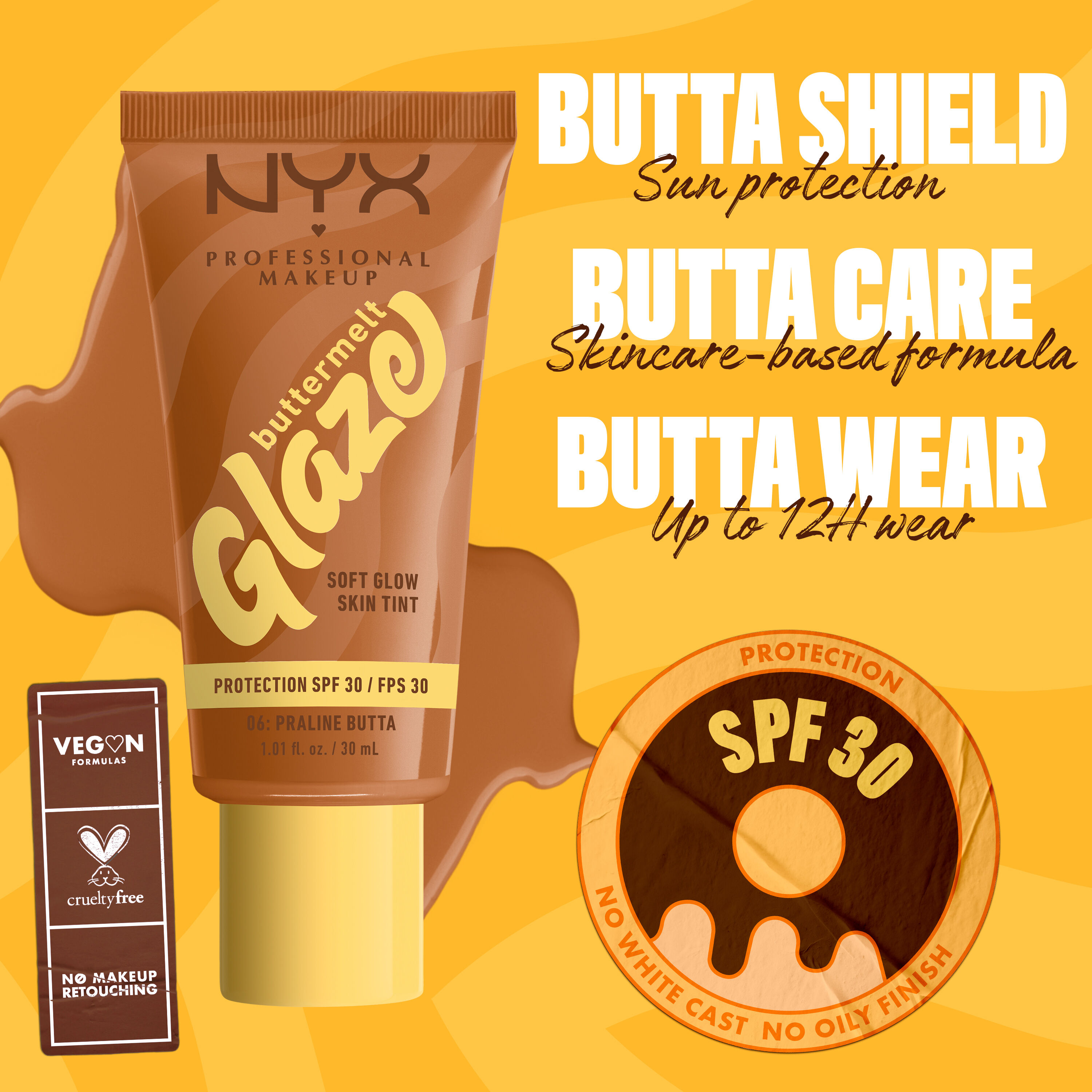 Buttermelt Glaze Soft Glow Skin Tint + SPF/FPS 30