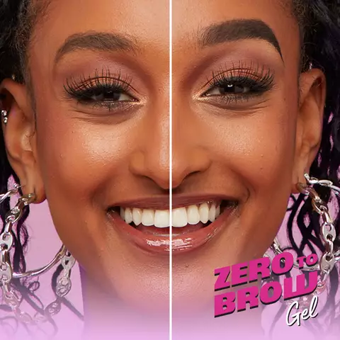 NYX Professional Makeup Zero To Brow Longwear Brow Gel: A brow glue with a dual-ended applicator that can go from zero to naturally filled brows