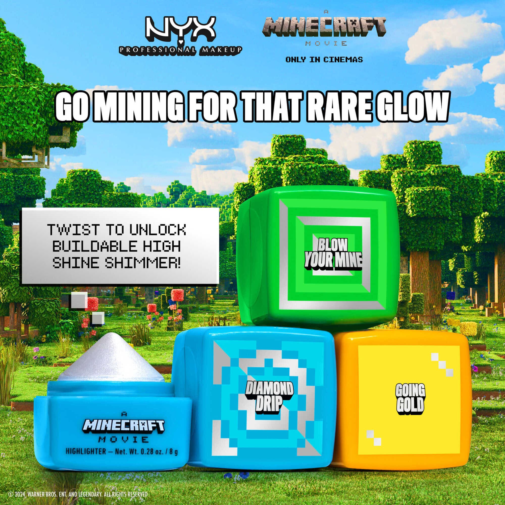 A MINECRAFT MOVIE Rare Highlight Balms