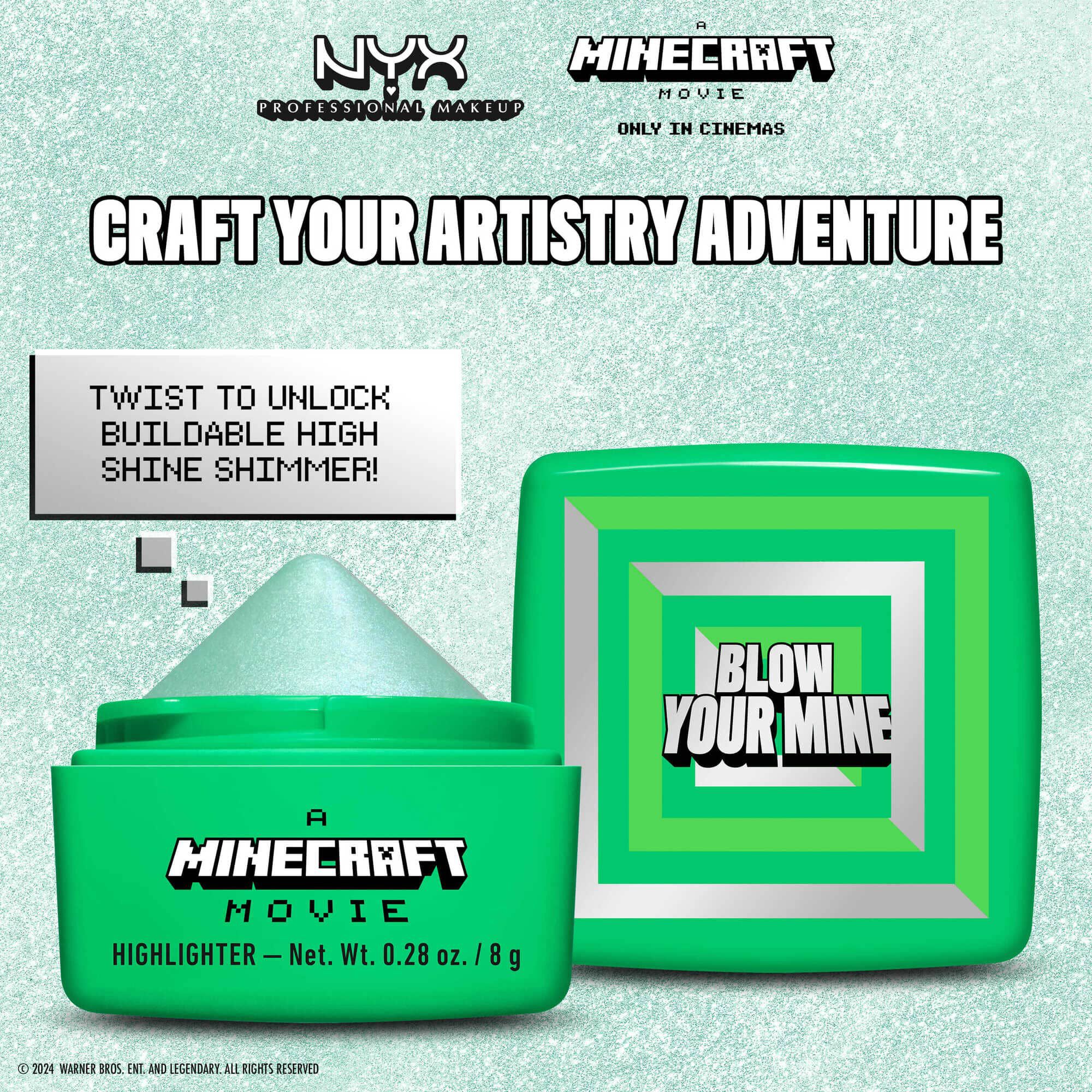 A MINECRAFT MOVIE Rare Highlight Balms