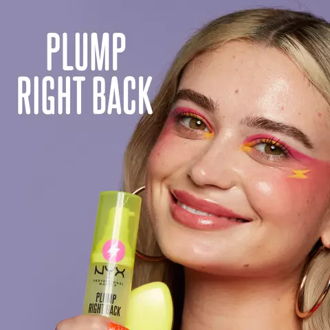 NYX Professional Makeup Plump Right Back Primer + Serum: This super powered primer serum with 5 super powered electrolytes leaves skin feeling replenished while providing all day makeup extension and plump look.