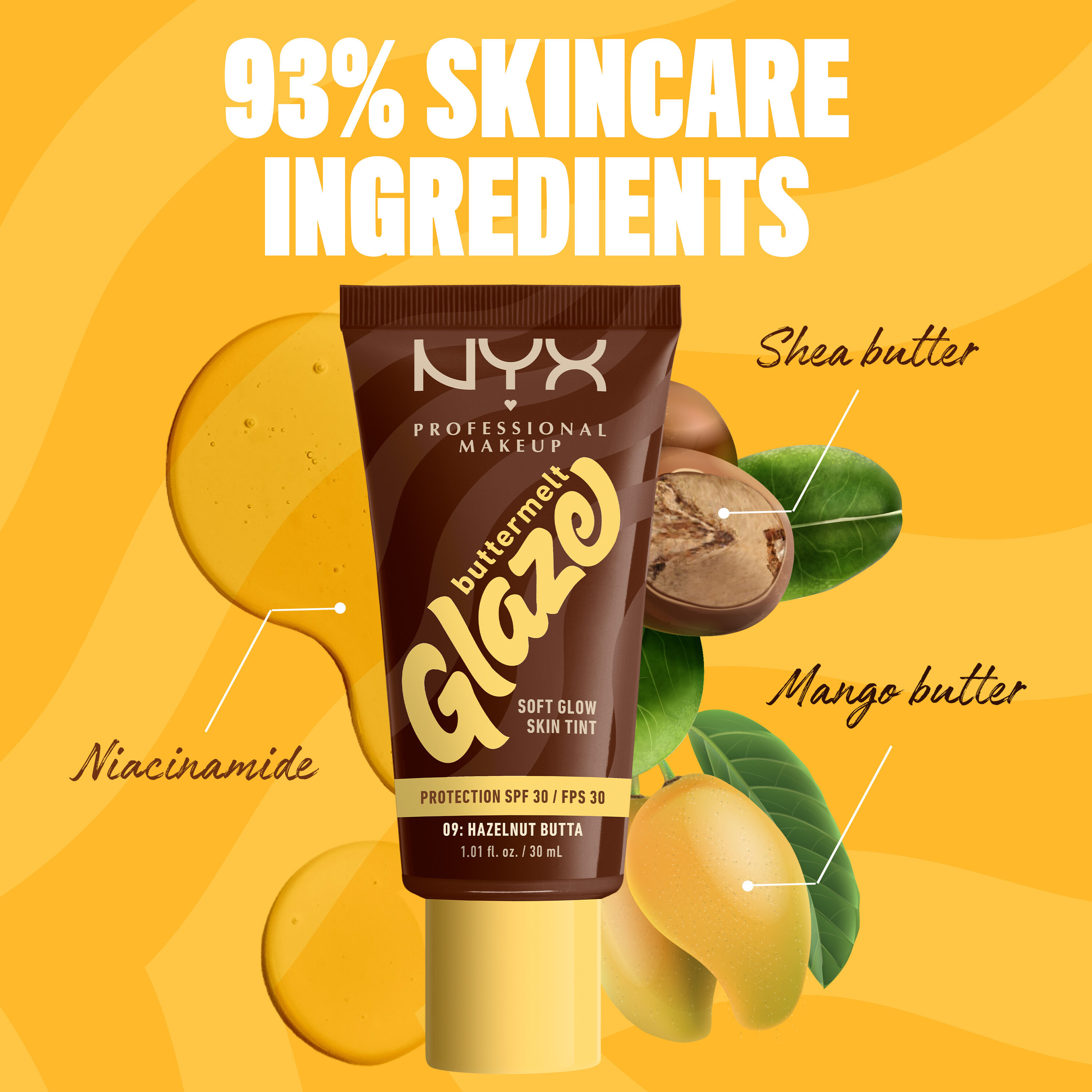 Buttermelt Glaze Soft Glow Skin Tint + SPF/FPS 30