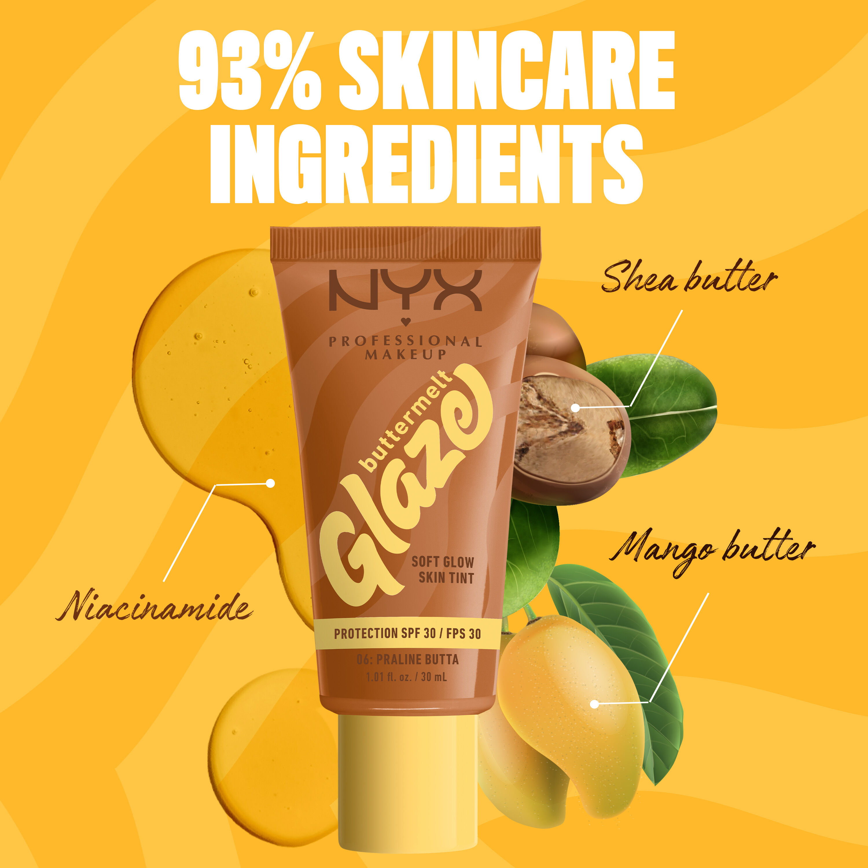 Buttermelt Glaze Soft Glow Skin Tint + SPF/FPS 30