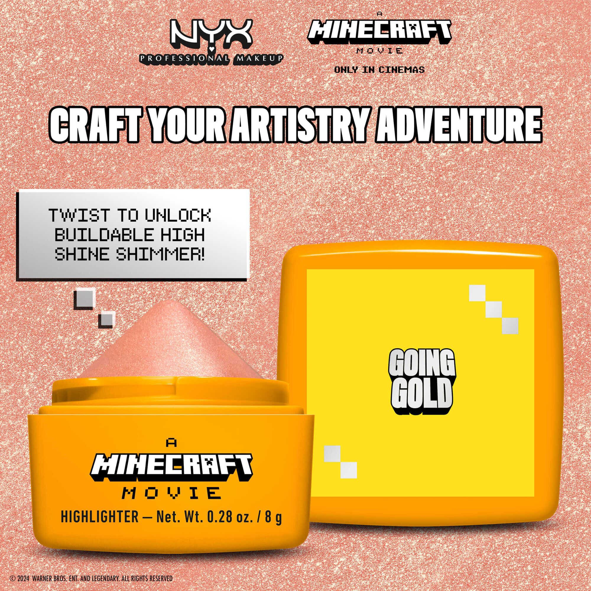 A MINECRAFT MOVIE Rare Highlight Balms
