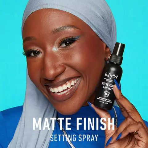 NYX Professional Matte Finish Setting Spray - Lightweight, breathable matte makeup setting spray delivering a shine-free matte finish that's breathable.
